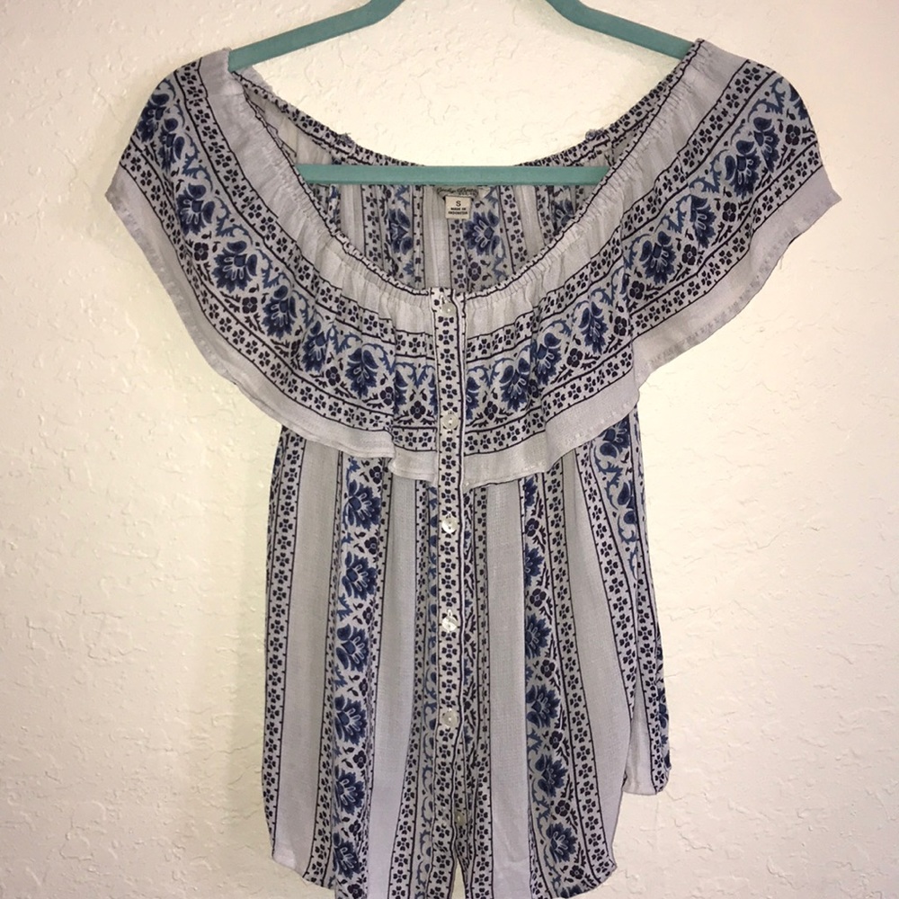 Off the shoulder blouse